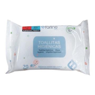 TOALLITAS BEBE POCKET 20 UD.